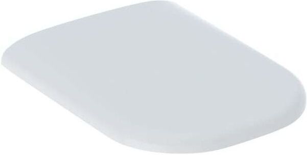 Geberit Smyle WC-Sitz 500236011 weiss, mit Absenkautomatik, Scharniere chrom