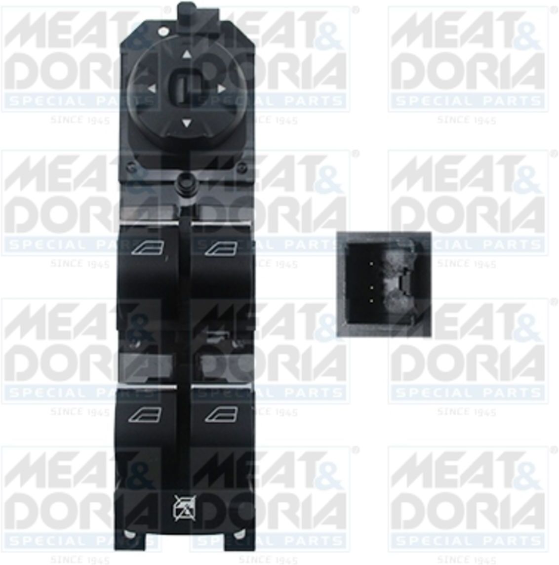 Interrupteur bouton de lève-vitre Meat & Doria 26054