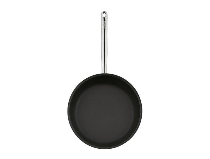 Spring Bratpfanne Brigade Ultimate, Schwarz, Metall, 6 cm, backofengeeignet, kratzfest, rostfrei, besonders hoher Rand, schadstofffrei gemäß EU-Standards, Kochen, Pfannen, Bratpfannen