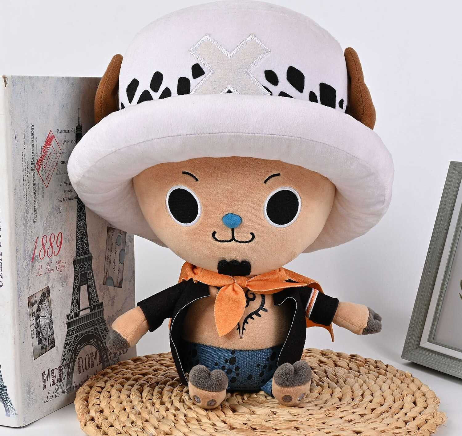 Sakami Merchandise One Piece pluche figuur Chopper en Law New World versie, 25 cm