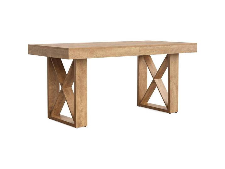 Schreibtisch 160 x 80 x 75 cm Gelbbraun, Braun, 160x75x80 cm, Büromöbel, Schreibtische, Schreibtische