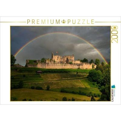 CALVENDO Puzzle Gewitter an der Hochburg/Emmendingen | 2000 Teile Lege-Größe 90x67cm Foto-Puzzle für glückliche Stunden