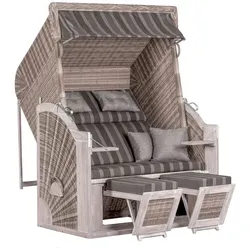 Strandkorb Pure Classic XL Weiß