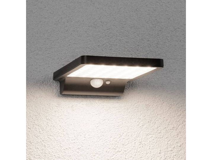 Paulmann Solveig LED-Solarwandleuchte mit Sensor, schwarz, Kunststoff, Solarleuchte
