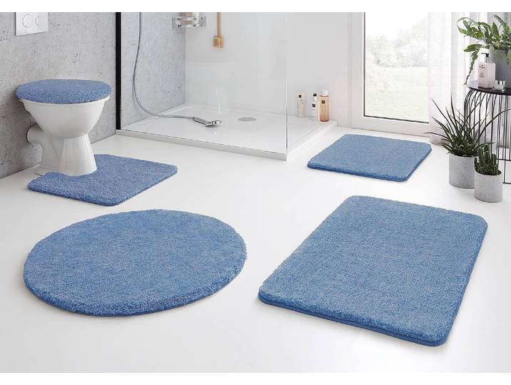 Badteppich Relax 70 x 120cm Blau/Azur