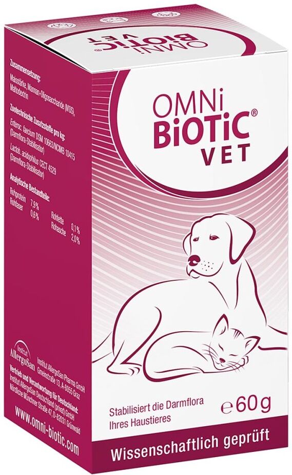 Omni Biotic Vet Ergänzungsfuttermittel Pulver für Hunde/Katzen