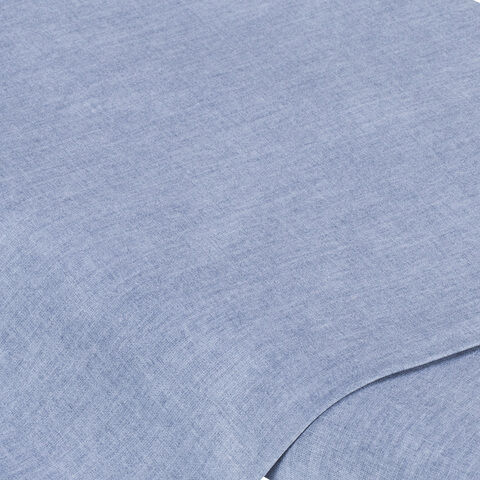 Baumwollstoff Moiré "Mona", rauchblau