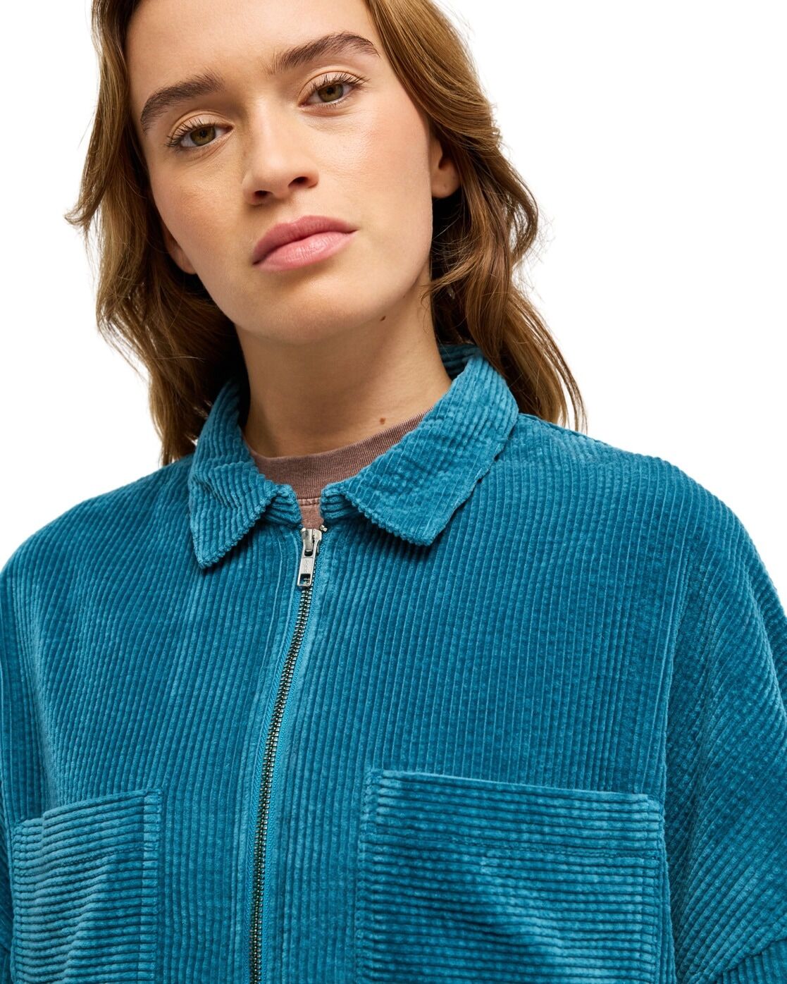 Outdoorjacke ROXY "Chilled Out Washed", Damen, Gr. XXL, blau (corsair), Obermaterial: 100% Baumwolle., Jacken Outdoorjacke