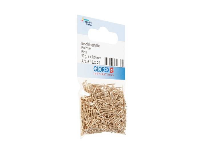 Glorex Beschlagstifte Ver 9 × 0.9 mm 50 g
