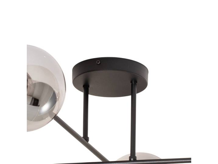 Deckenleuchte Glassy EMIBIG LIGHTING, dimmbar, schwarz, für Wohn- / Esszimmer, Glas, Modern