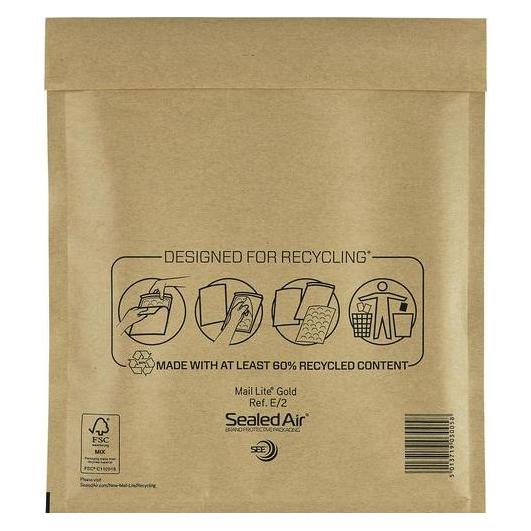 Sealed Air Mail Lite Umschlag Gold 100 Stück (100 Stk.) (103027404)