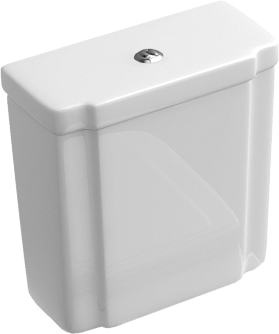 Villeroy und Boch Villeroy & Boch Spülkasten Hommage weiss Ceramicplus, mit Duo-Spartaste