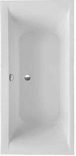 OTTOFONDGMBH Badewanne Rosa 180x80cm weiß (Fassungsvermögen 230 l) 09148472