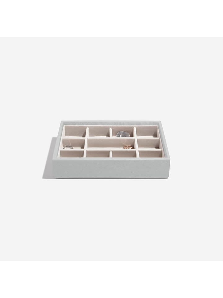 Stackers Schmuckkiste in Grau - (B)18 x (H)12,5 x (T)3,7 cm - onesize