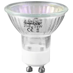 OMNILUX GU-10 230V/50W 1500h 25° blau