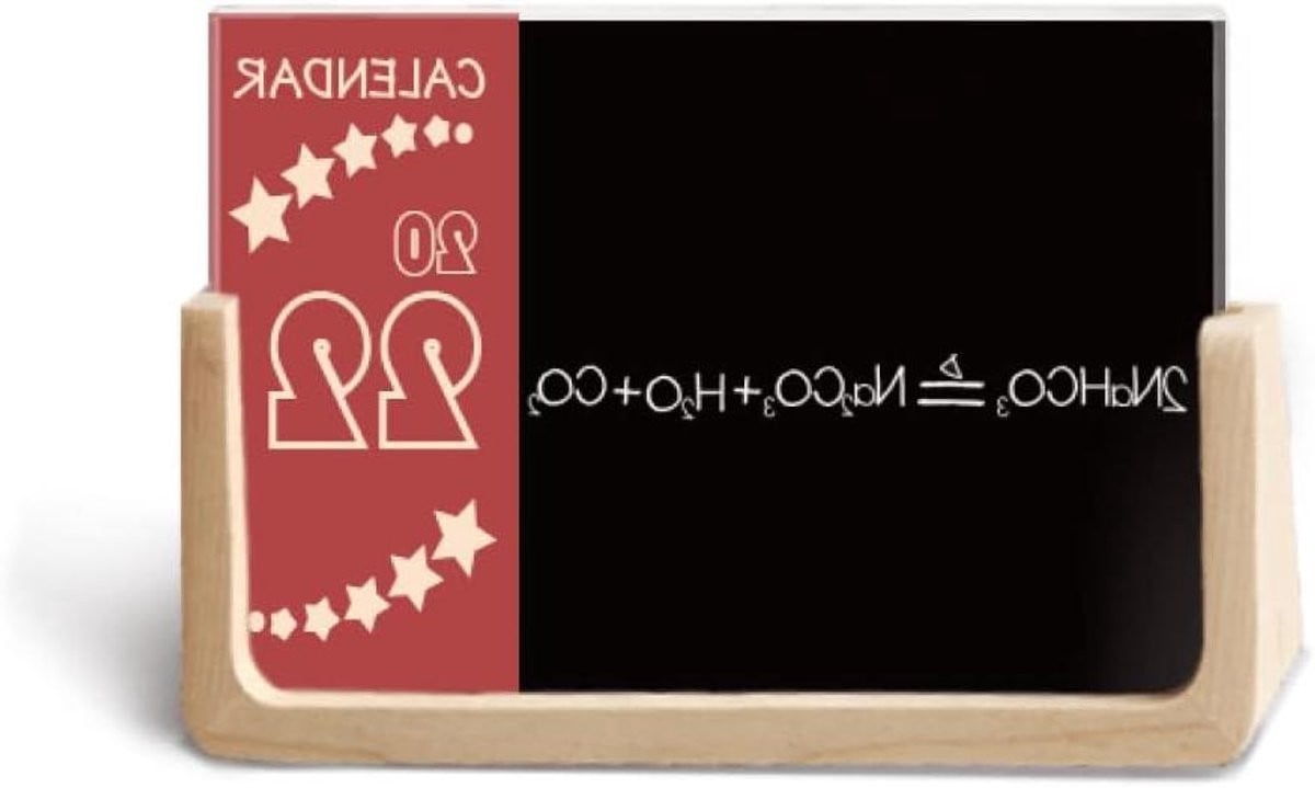 Bureau Kalender Planner met Houten Frame - 2022 Kalenderframe voor Bureau Organisatie - 102 x 152 cm
