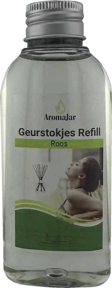 Aromajar Geurstokjes Roos Navulling