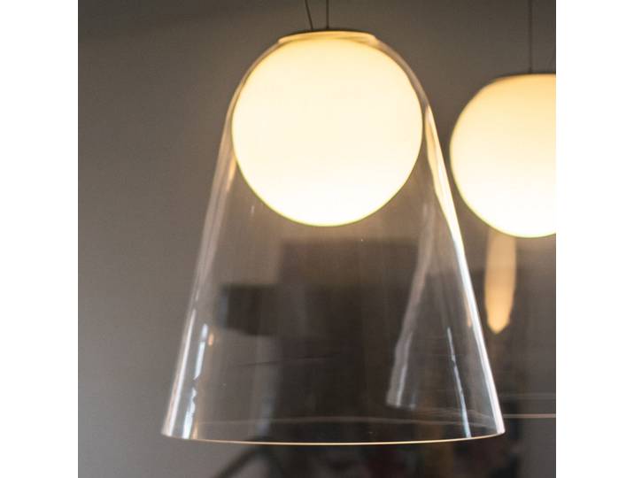 Suspension LED MyLight Satellight, transparente, intelligente - Foscarini - Salon / séjour - Design - Verre - À ampoule unique