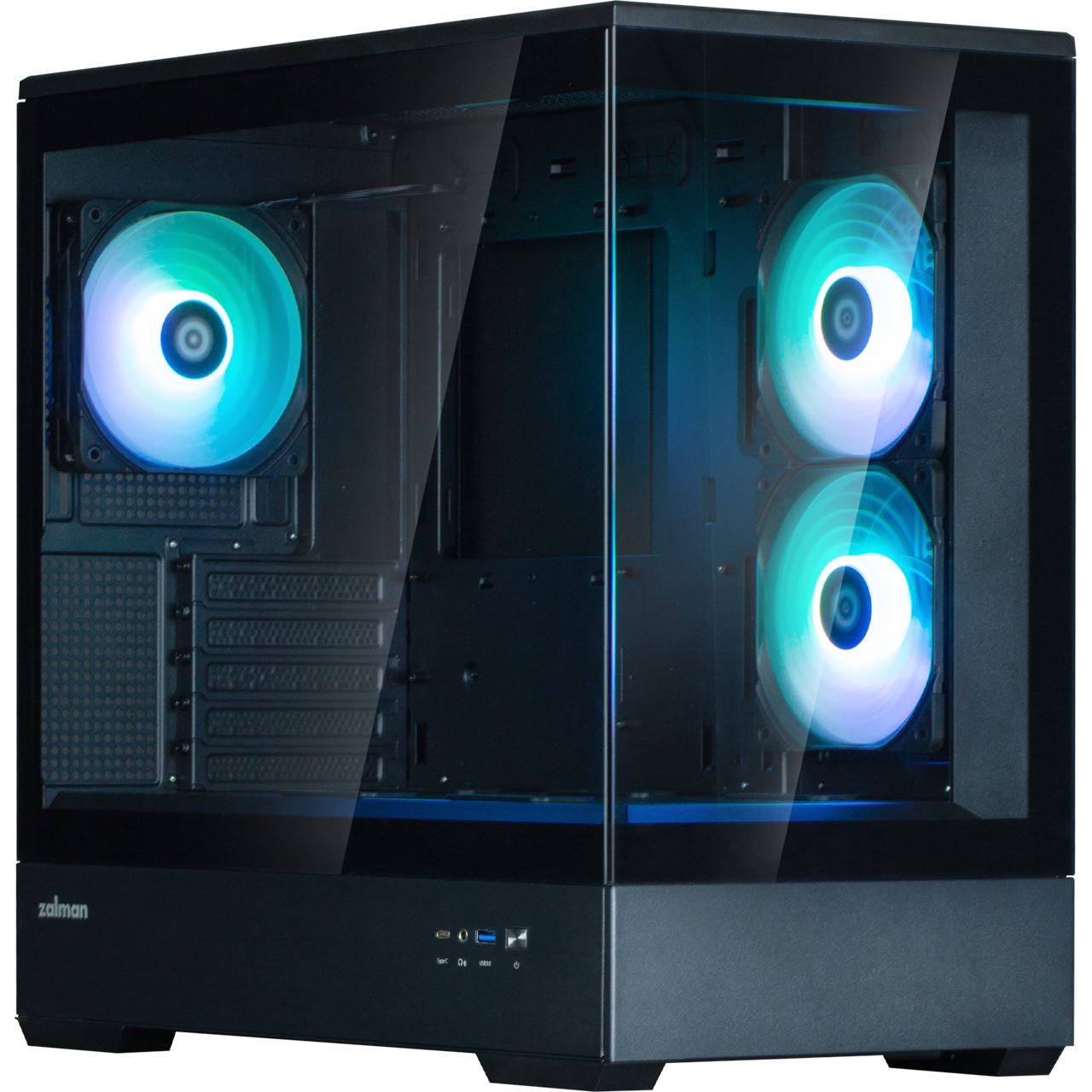 Zalman P30 V2 Mini Tower ohne Netzteil schwarz
