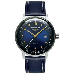 Bauhaus 2064-3 Herren-Armbanduhr Automatik Blau