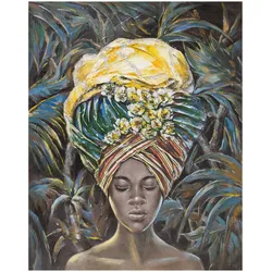 die Faktorei »Frau mit Turban I« Wandbild 120x150 cm