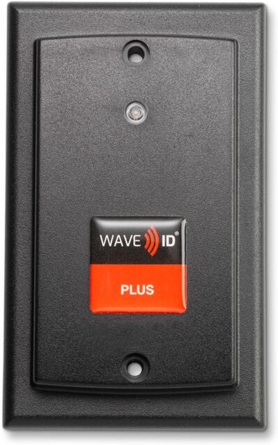 RF IDeas RDR-805W1BK5 lettore RFID RS-232 Nero, Arancione