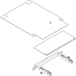 ABN NTW1-5 Abschottung KU waagrecht FB1 für 500mm tiefe Gehäuse NTW15
