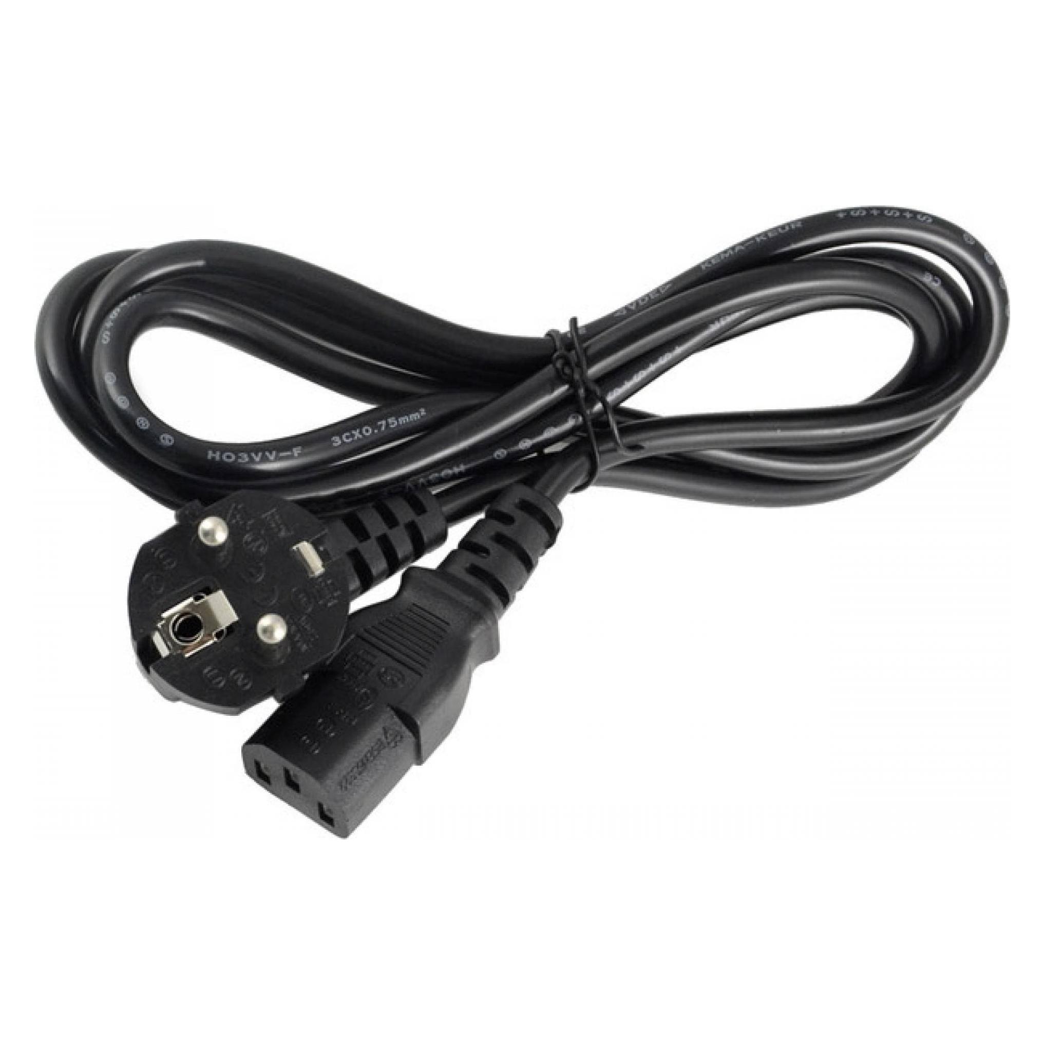 OEM Power Cord C13 EU Plug Black EU-C13-1 (EU-C13-1)