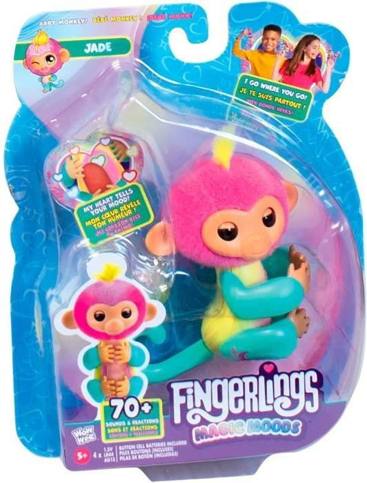 Lansay Fingerlings Magic Moods Jade interactief speeltje met 70 geluiden voor kinderen vanaf 5 jaar