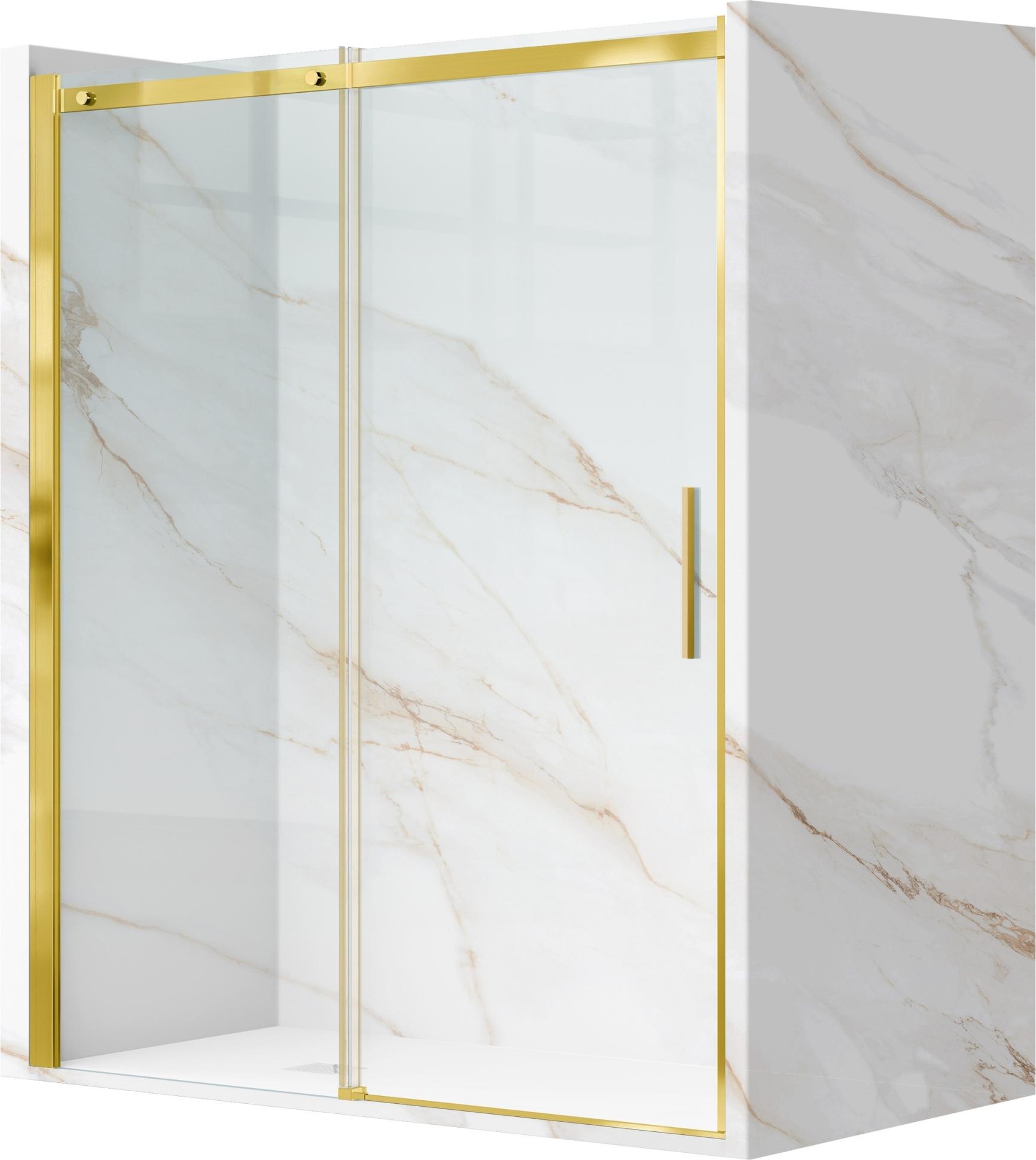 BALNEO Duschschiebetür Porta 120 cm Gold