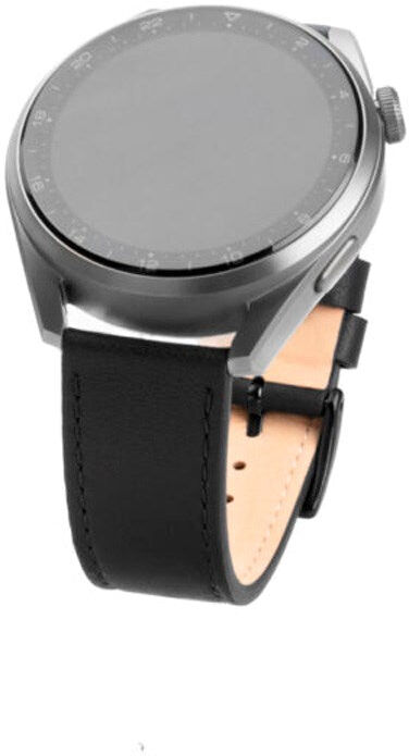Fixed - Universal Smartwatch - Ægte Læder Rem - (20mm) - Sort