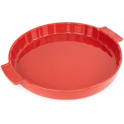 PEUGEOT Keramik Tarteform APPOLIA 30cm Rot Kuchenform Spülmaschinenfest