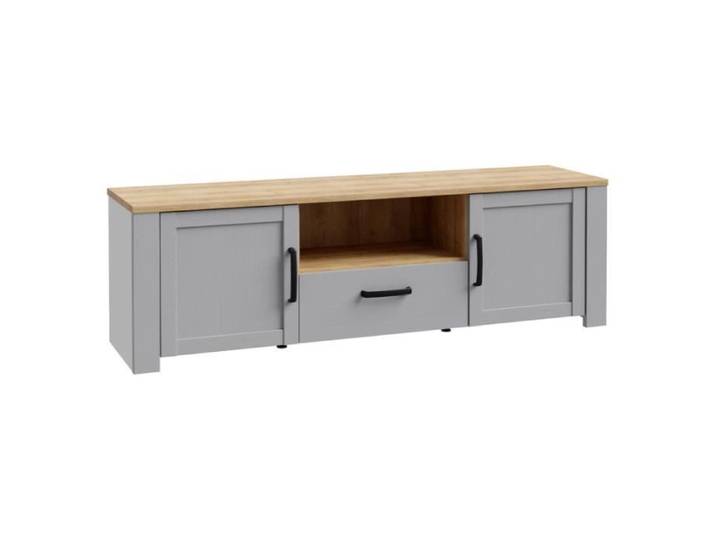 Meuble TV 1 décor chêne gris