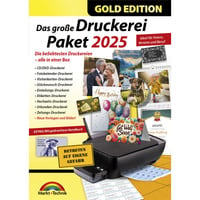 Das grosse Druckerei Paket Gold Edition, Grafik, Publishing, Recording-Software Deutsch ESD
