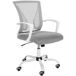 CLP Höhenverstellbarer Bürostuhl Tracy I Ergonomischer Schreibtischstuhl Mit Netzbezug Und Armlehnen und Polsterung