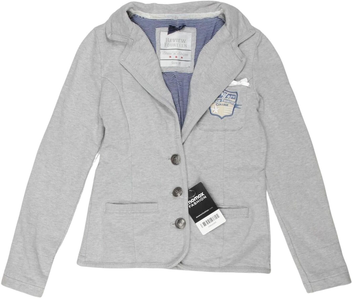 Review Mädchen Jacke oder Mantel, Grau, Gr. M, Elasthan / Baumwolle - Second Hand
