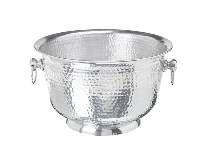 DEKOSCHALE Aluminium silber Pompeii
