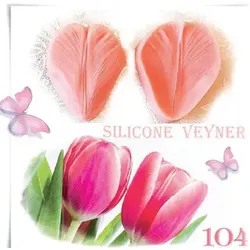 Silikonform Vein-Tool Tulpe 6,5 × 5 cm