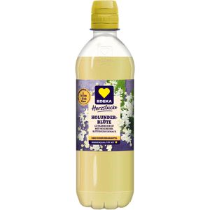 Edeka Sirup Herzstücke Holunderblüte, Getränkesirup für ca. 3,5 Liter Fertiggetränk, 500 ml