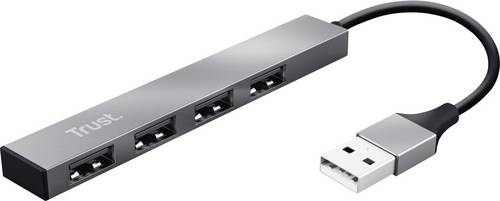 Trust 23786 USB-Hub 4 Port USB-A USB 2.0 480MBit/s USB-Hubs, Schnittstellen-Verteiler