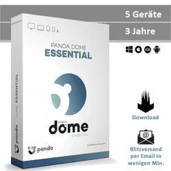 Panda Dome Essential 2026, 5 Geräte - 3 Jahre, Download