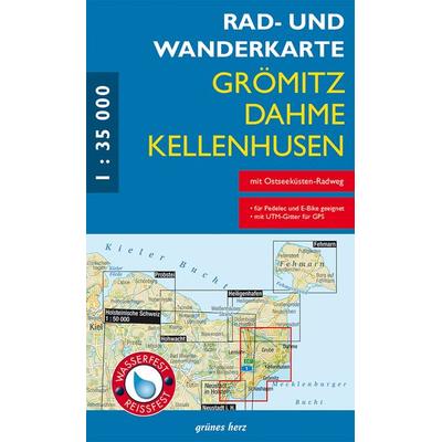 Rad- und Wanderkarte Grömitz, Dahme, Kellenhusen, Sonstige von , Grünes Herz, 978-3-86636-456-1
