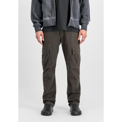 Cargohose ALPHA INDUSTRIES "Agent Pant", Herren, Gr. 29, Normalgrößen, grau (grauschwarz), Obermaterial: 100% Baumwolle. Futter: 100% Baumwolle, Hosen Cargohose