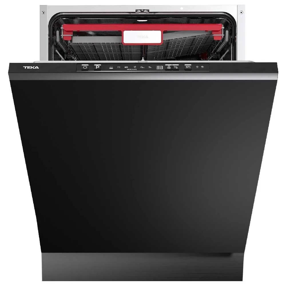 Teka DFI 46740, Voll integriert, Standardgröße (60 cm), Schwarz, Berührung, LED, 14 Maßgedecke