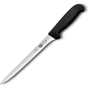 Victorinox Filetiermesser Fibrox 5.3763.20, für Fleisch&Fisch, 20 cm Edelstahlklinge, flexibel, mit Kunststoffgriff