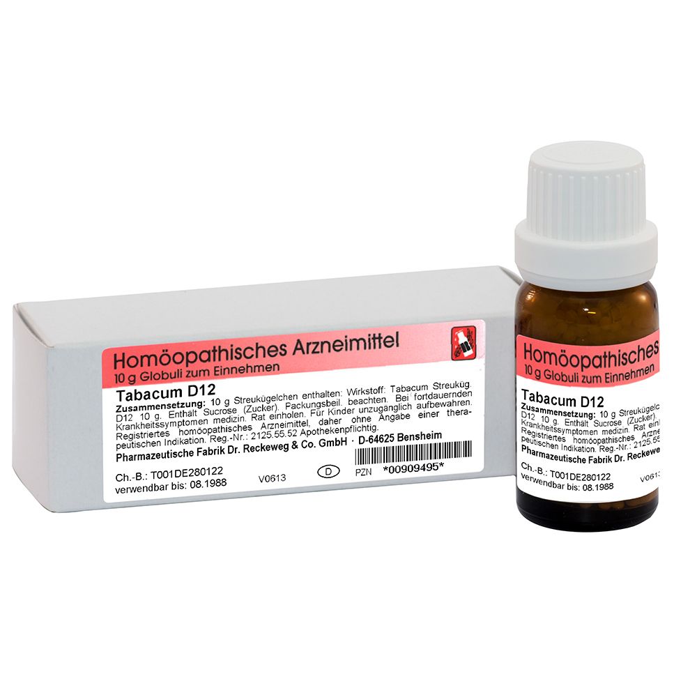 Tabacum D 12 Globuli 10 g
