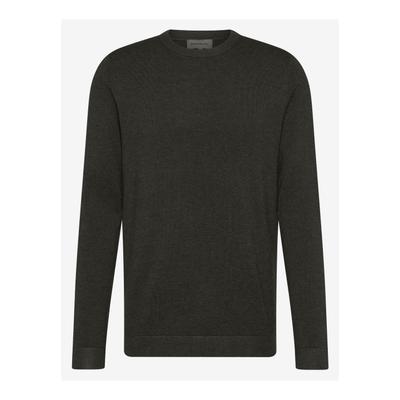 Rundhalspullover BENVENUTO. "BENVENUTO. Pullover AMOS", Herren, Gr. S, chocolate, Pullover Rundhalspullover, mit weichem Strickmaterial