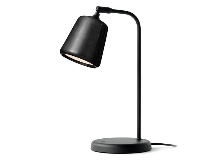 New Works Lampe de table Material Black marble