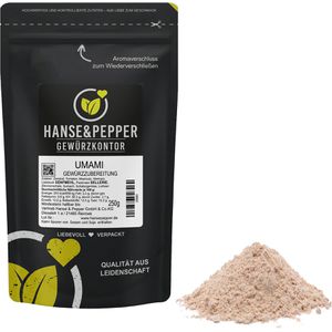 Hanse&Pepper Gewürzmischung Umami, für Suppen, Gemüse- & Fleischgerichte, vegan, im Beutel, 250 g