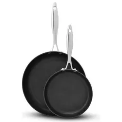Scanpan - koekenpannen - CTX - 20 + 28 cm - Set van 2 stuks, Pfannenset + Topfset, Schwarz, Silber
